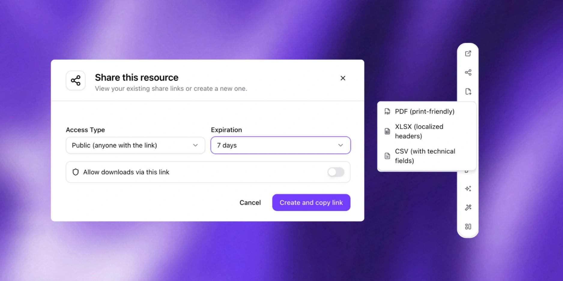 Export & Collaborate