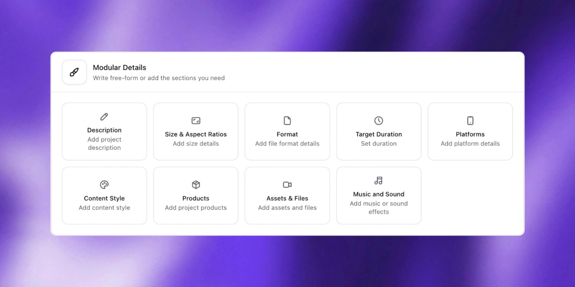 Modular Requirements