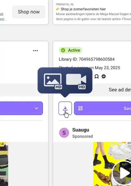 One-Click Download HD Materials