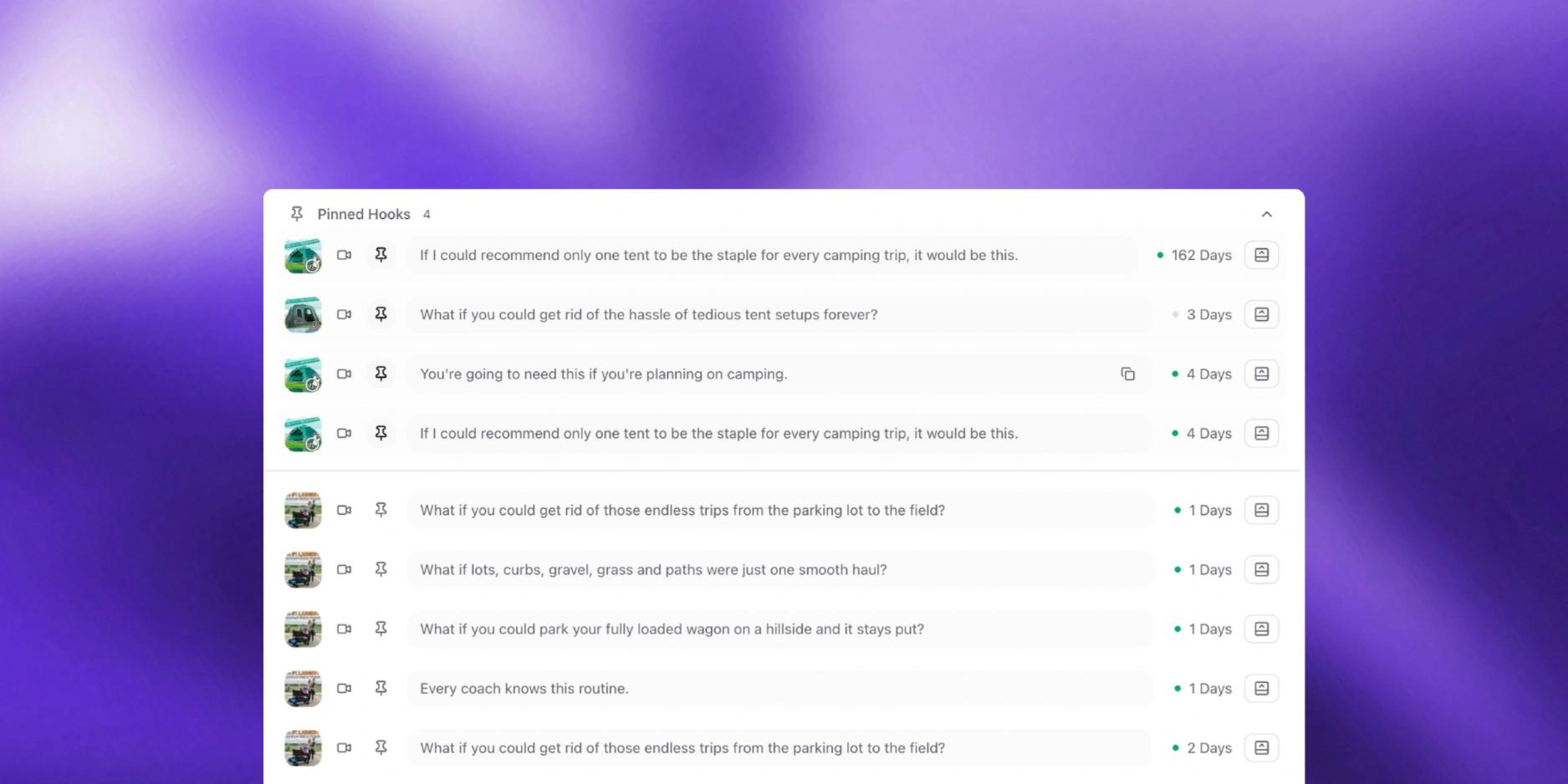 Trending Hooks Tracker