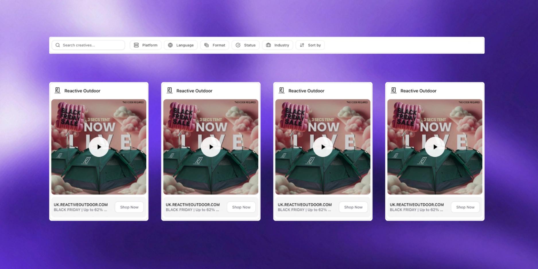 Full Ad Library Search