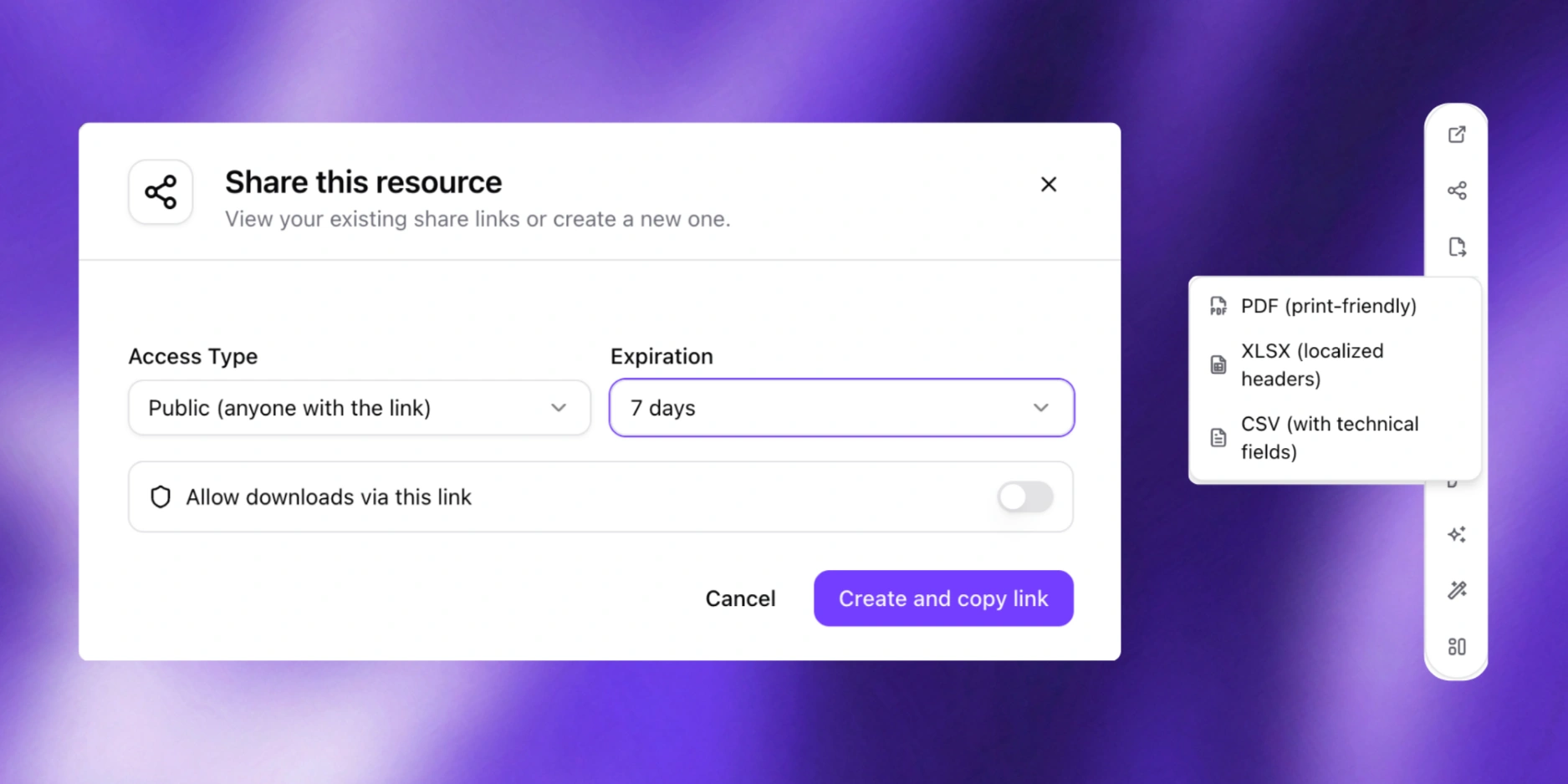 Export & Collaborate