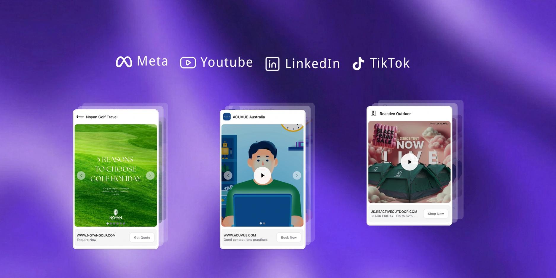 Bibliothèque publicitaire multi-plateforme